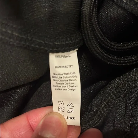 Beverly Hills Polo Club Black Capris Pants Size Large - Picture 8 of 10